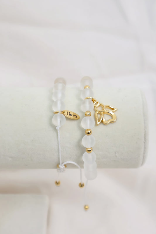 Pulsera del Angel del la Guarda (Transparente Hilo) Vol.2